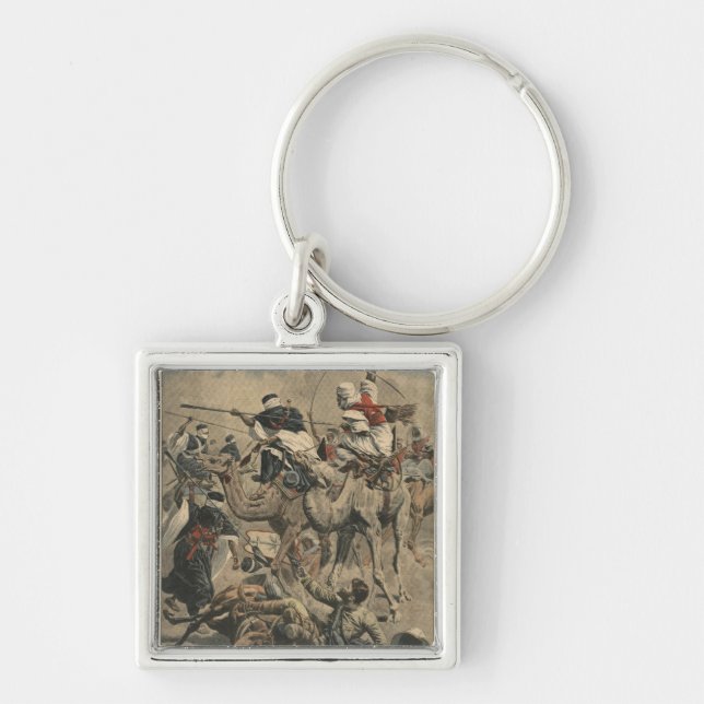 French troops in Sahara Keychain (Front)