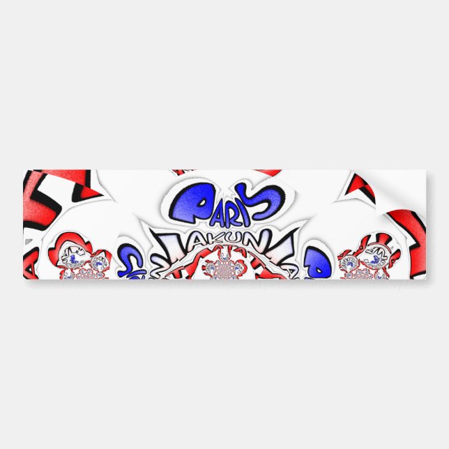 French Twist Hakuna Matata: Unique Cultural Blend  Bumper Sticker (Front)