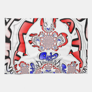 French Twist Hakuna Matata: Unique Cultural Blend  Kitchen Towel