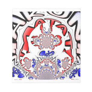 French Twist Hakuna Matata: Unique Cultural Blend Notepad