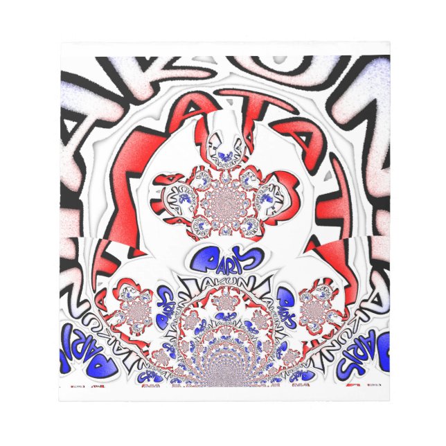 French Twist Hakuna Matata: Unique Cultural Blend  Notepad (Front)