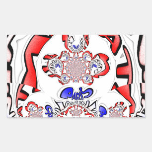 French Twist Hakuna Matata: Unique Cultural Blend Sticker