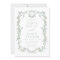 French Victorian Sage Green Wedding Monogram