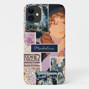 French Vintage Art Poster Collage Personalized iPhone 11 Case