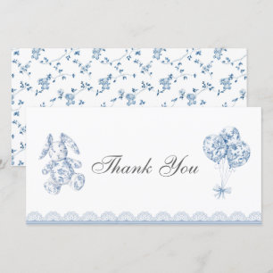 French Vintage Chinoiserie-Baby Thank You Card