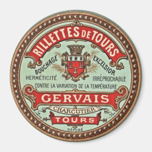 French Vintage Culinary Label Fridge Magnet