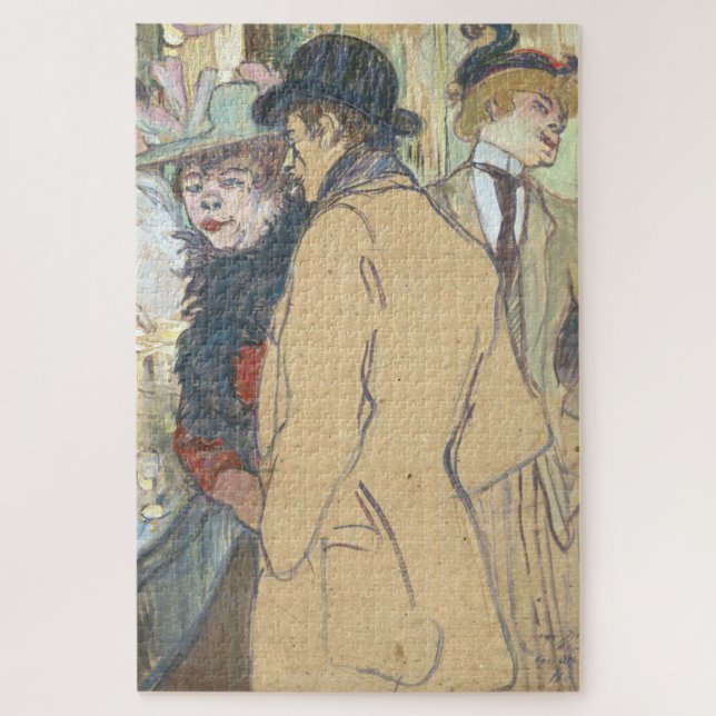 French Vintage Jigsaw Puzzle (Vertical)