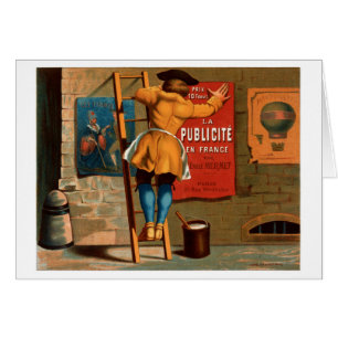 French Vintage Poster 1880 Restored