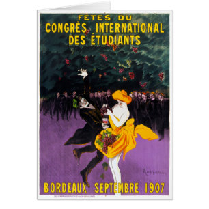 French Vintage Poster 1907 Restored