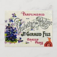 French Violette Perfume Label