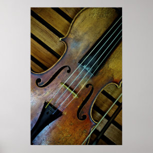 French Violin Poster
