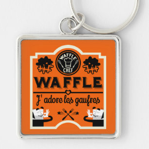 French Waffles Keychain