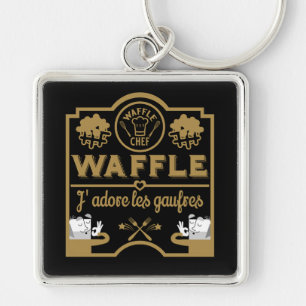 French Waffles Keychain
