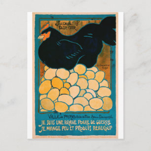 French War Propaganda Poster - Good Hen Postcard