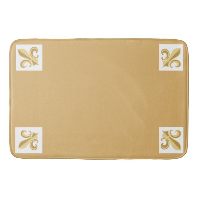 French White Bath Mat (Front)