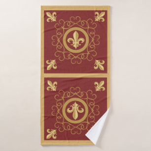 French Wine Bath Towel