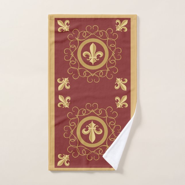 French Wine Hand Towel (Hand Towel)