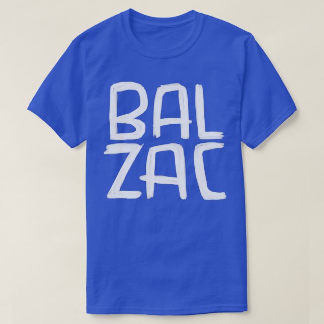 French Writer Honore de Balzac 1 T-Shirt (Design Front)