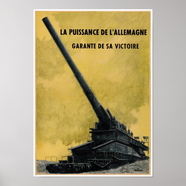 French WWII Dora Vintage Propaganda Poster Mint (Front)