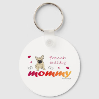 FrenchBulldogFawnMommy Keychain