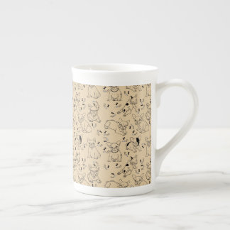 Frenchie and Bones Bone China Mug