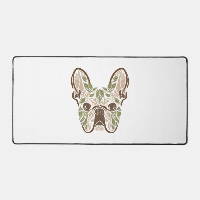 Frenchie art desk mat (Front)