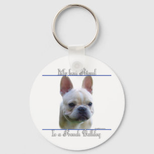 Frenchie Best Friend Keychain