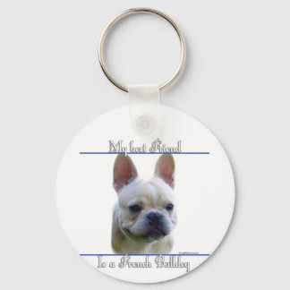 Frenchie Best Friend Keychain