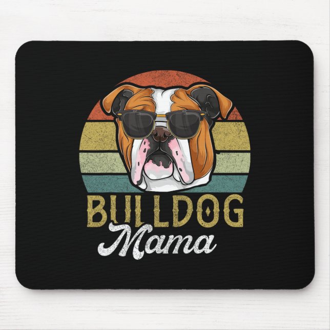 Frenchie Bulldog Mama Dog Mom  Mouse Pad (Front)