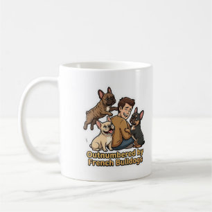 Frenchie Chaos Funny French Bulldog Dog Lover   Coffee Mug