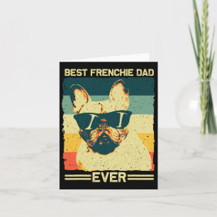 Frenchie Dad Design Men Father French Bulldog Love Card