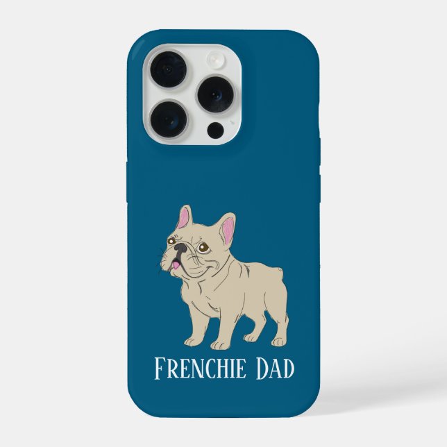 Frenchie Dad iPhone Case (Back)