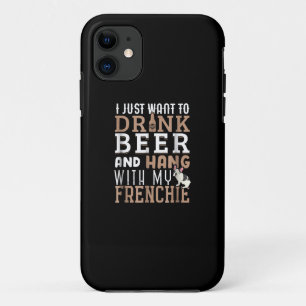 Frenchie Dad T Funny French Bulldog Dog Lover Beer iPhone 11 Case