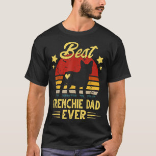 Frenchie Dad Vintage Funny Frenchiea Dog Owner T-Shirt
