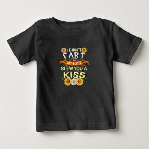 Frenchie Didn't Fart Butt Kiss Dog Mom Mama Baby T-Shirt