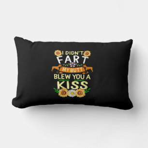 Frenchie Didn't Fart Butt Kiss Dog Mom Mama Lumbar Pillow