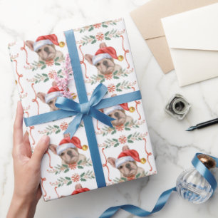 Frenchie Dog Christmas Wrapping Paper