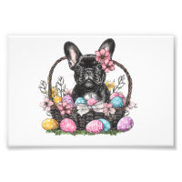Frenchie Dog Easter Frenchie Dog Eggs Artwork T-Sh