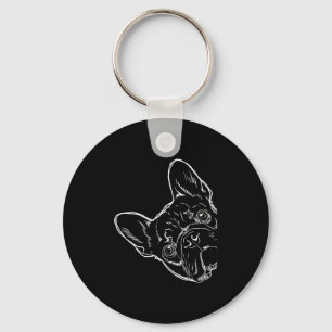 Frenchie Dog French Bulldog 1 Keychain