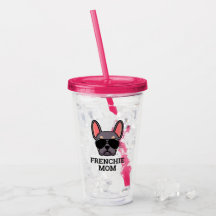 Frenchie Dog Mom Lilac and Tan French Bulldog