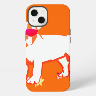 Frenchie Dog Sunglasses Illustration iPhone 13 Case