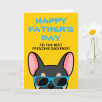 Frenchie Father's Day Black Tan French Bulldog