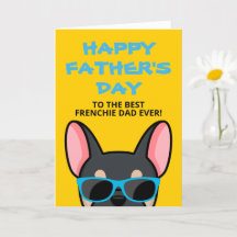 Frenchie Father's Day Black Tan French Bulldog