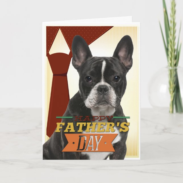 Frenchie Father's Day Card (Front)
