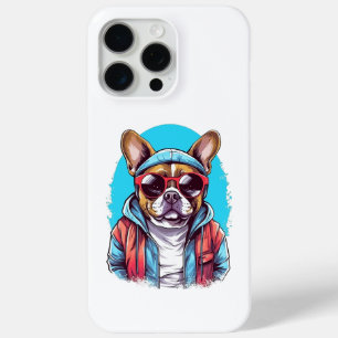 Frenchie French Bulldog Dog iPhone 15 Pro Max Case