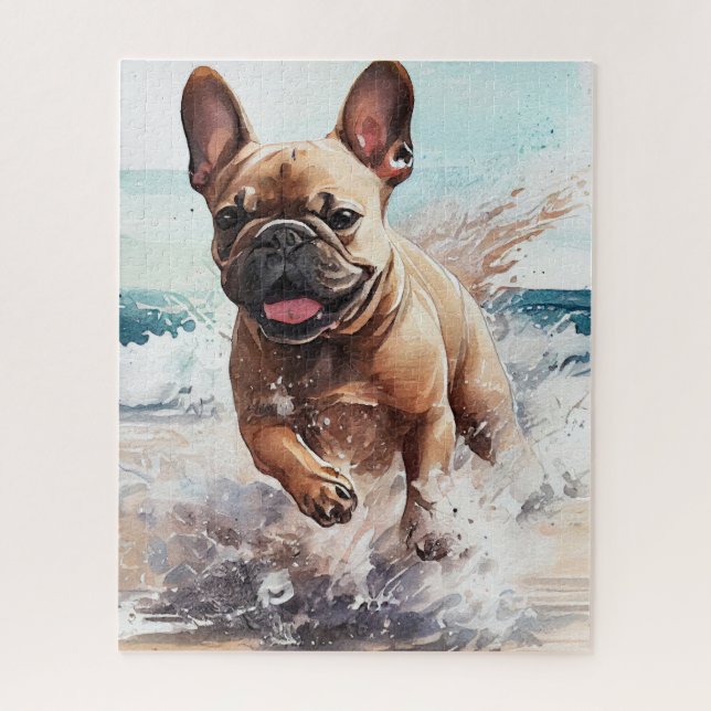 Frenchie French Bulldog Gift Jigsaw Puzzle (Vertical)