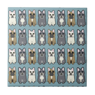 Frenchie Friends Tile