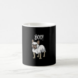 Frenchie Ghost Costume Funny Bulldog Halloween Magic Mug