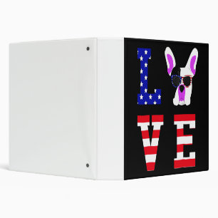 Frenchie Gift Cool Cute Love French Bulldog Binder