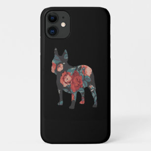 Frenchie Gift Cute French Bulldog Flower Gift iPhone 11 Case